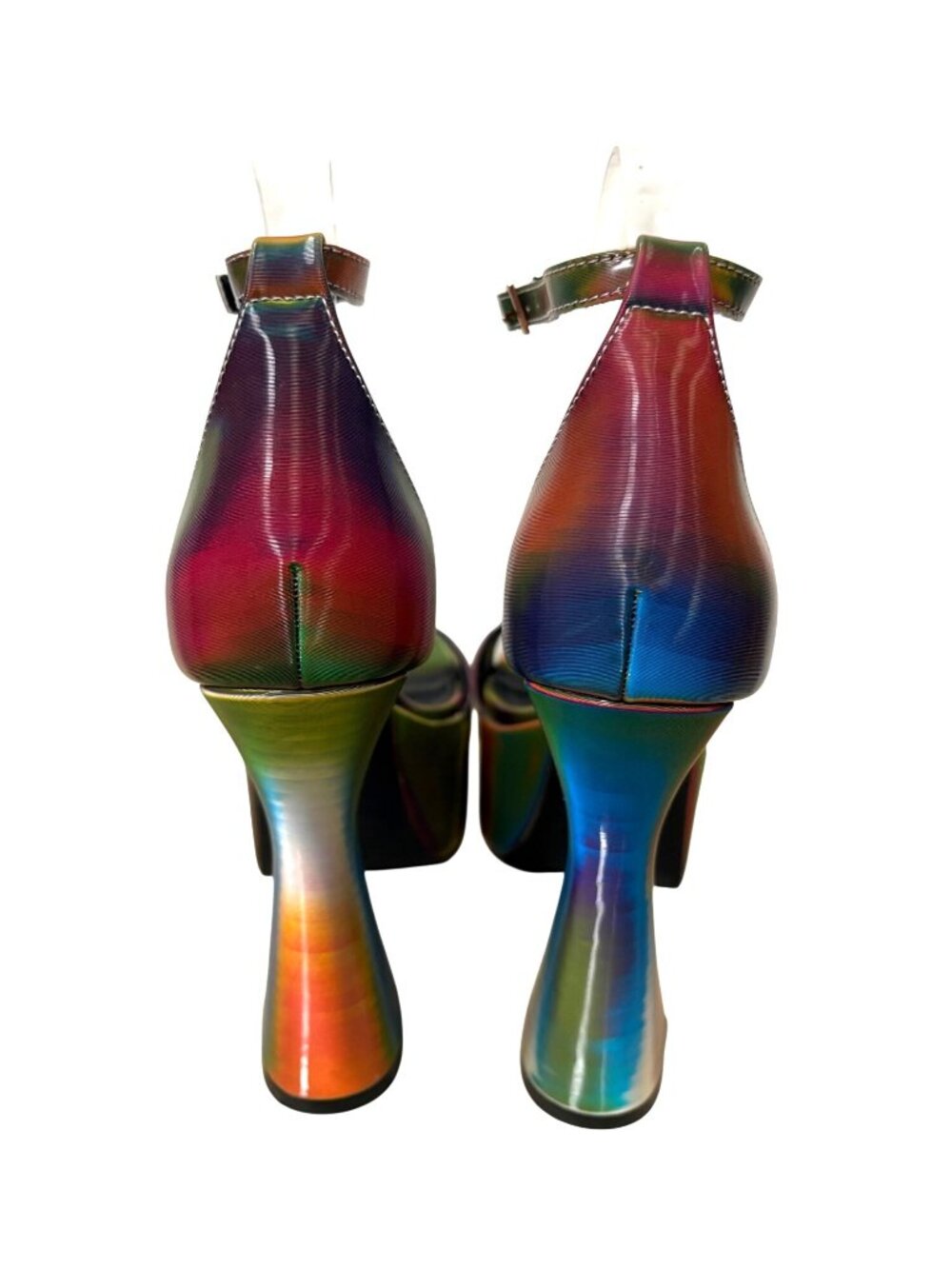 Poster Girl Rainbow Platform Heels Size 8 - Picture 6 of 9